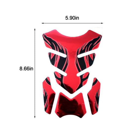 Motorcycle Tank Pads / Protective Sticker Racing Team