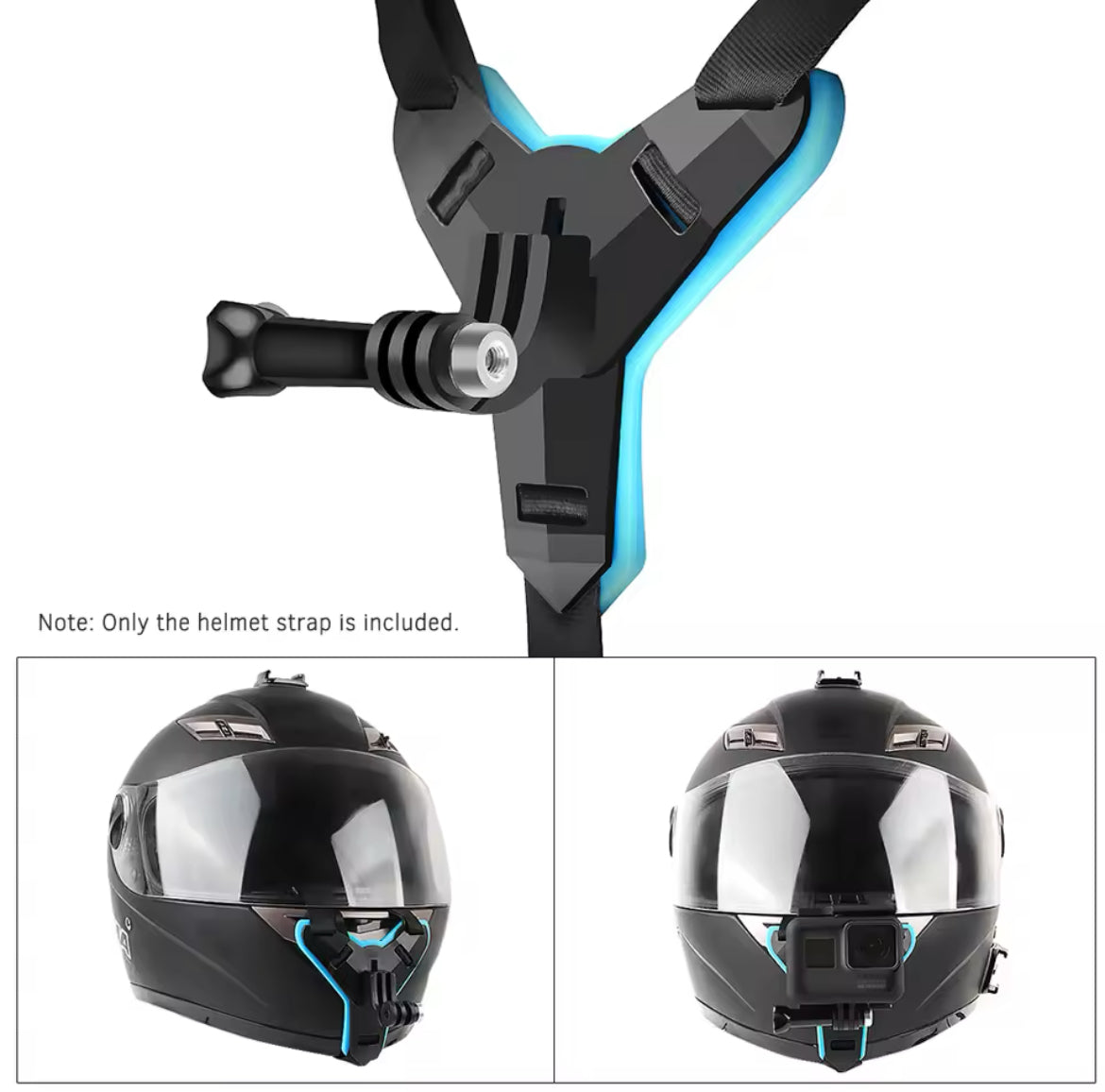 Helmet Chin Mount for phone.